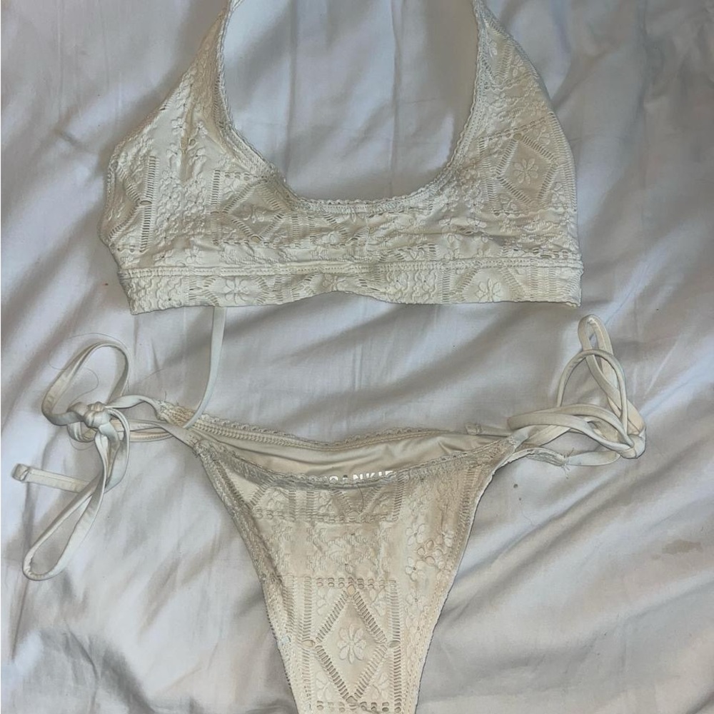 White Lace Bikini Set